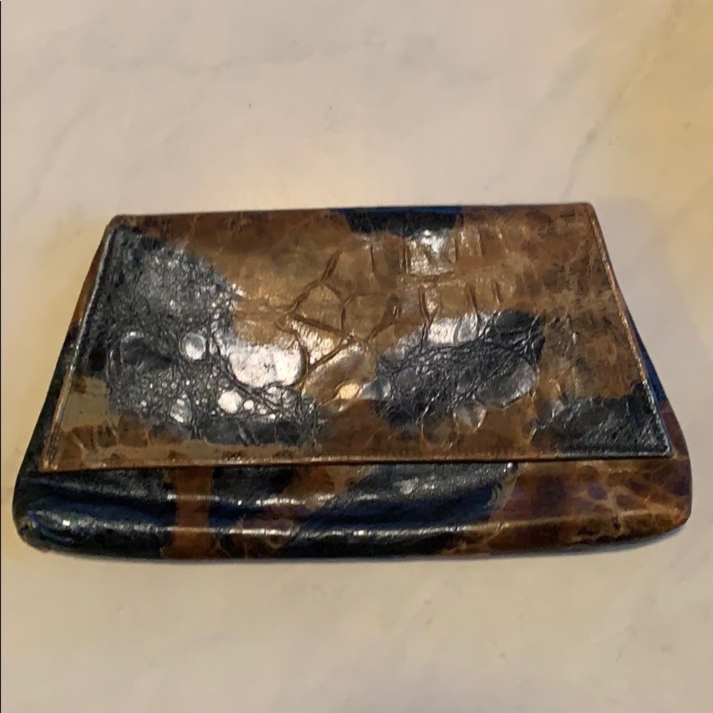 Leather clutch
